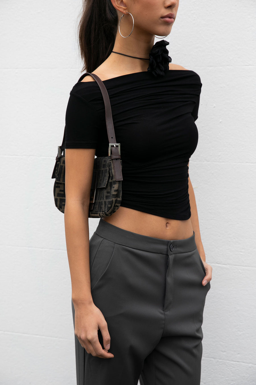 Bella Short Sleeve Top - Black
