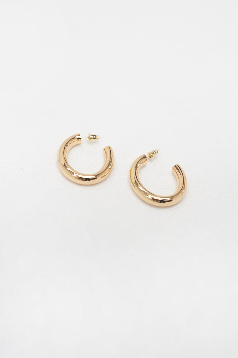 Oval Hoops - 14K Gold Plated